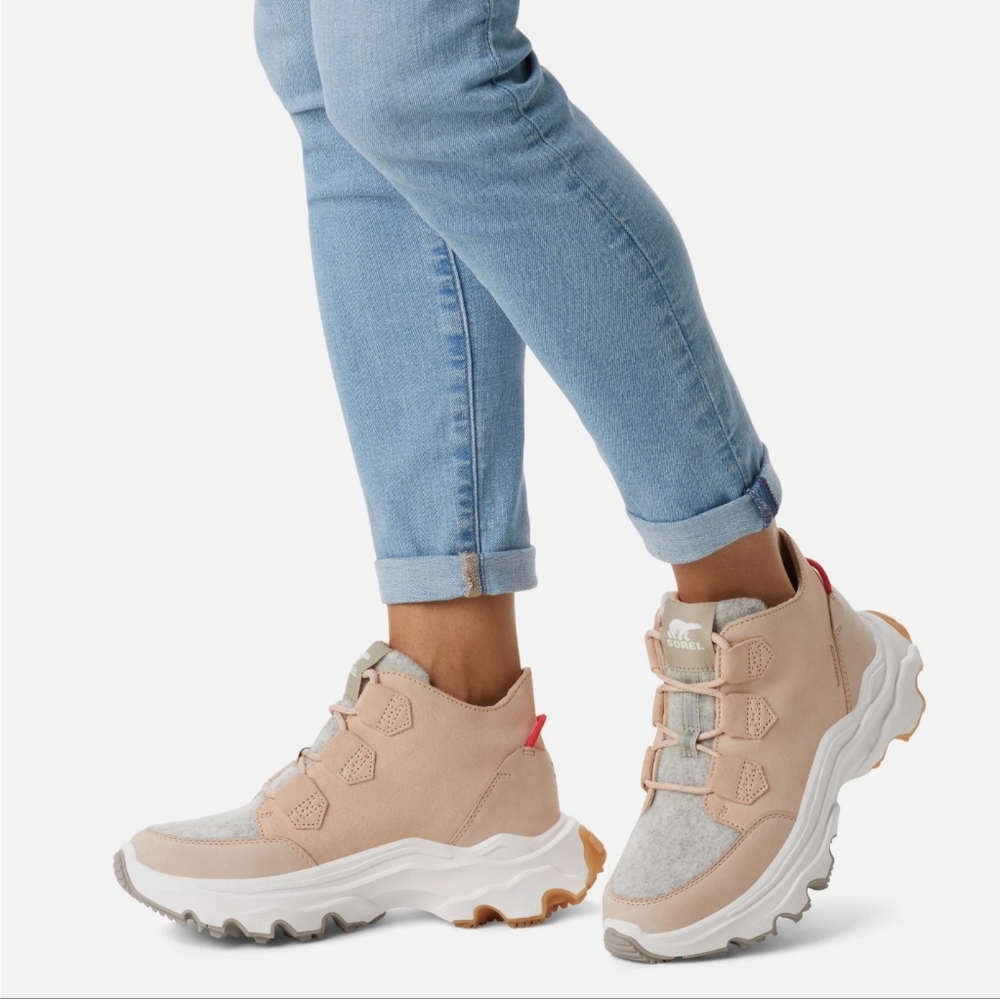 COPY - Sorel kinetic breakthru caribou sneaker boot women